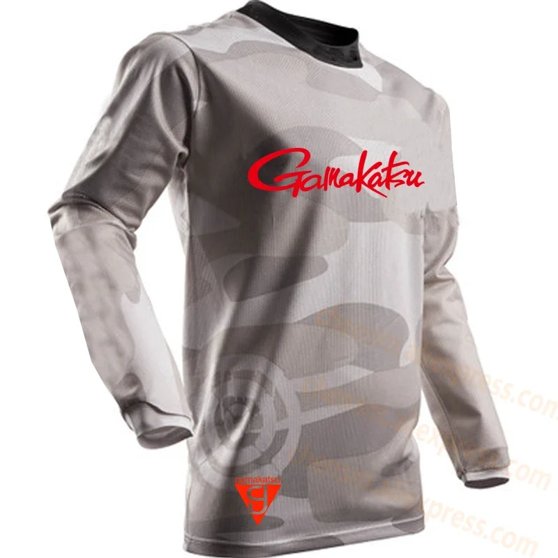 Gamakatsu Casaco Ultrathin Manga Longa para Homens, Proteção Solar, Anti-UV, Casaco Respirável, Camisa De Pesca De Verão, Tamanho XS-5XL, 2021