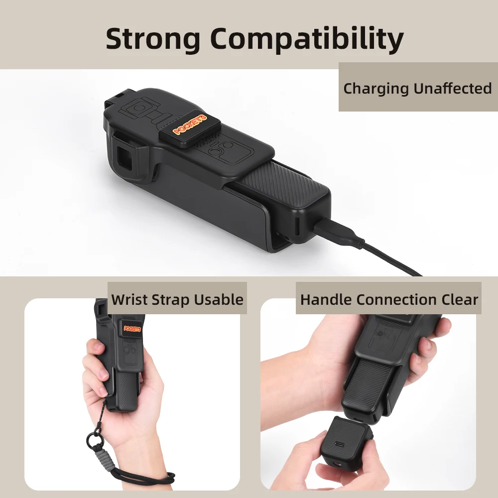 BRDRC Pocket 3 Cover Case Screen Protective for DJI Osmo Pocket 3 Accessories Lens Cap Hard Case CPL/ND Filter Storage Slots