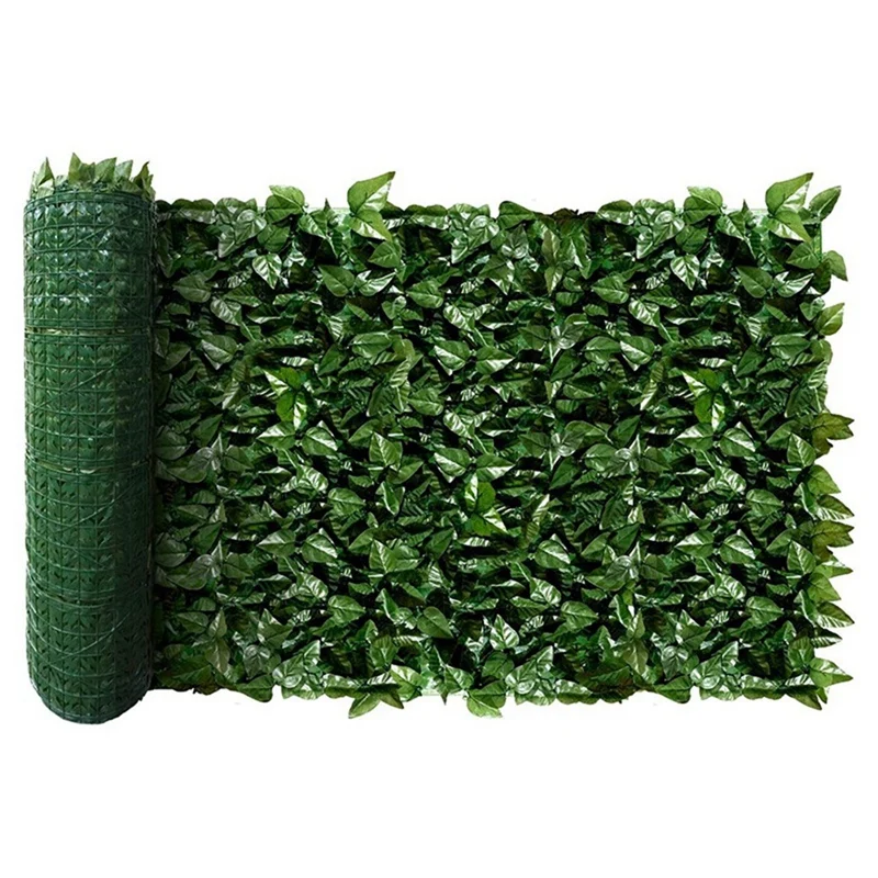 Fence Wall Decoration Artificial Green Leaves Can Stretch Privacy Fence Screen Plant Leaves, Suitable For Home, Garden Promotion