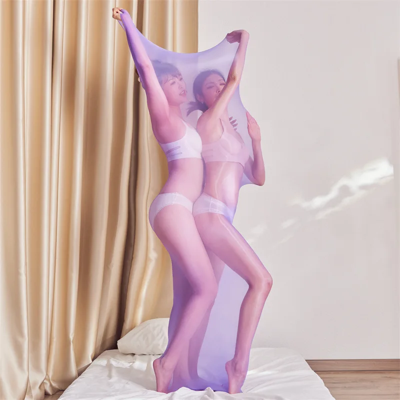 

Giant Body Stockings Sleeping Bag Men Women Erotic Lingerie 912 Needles Glossy Tights Mummies Bondage All-inclusive One-piece