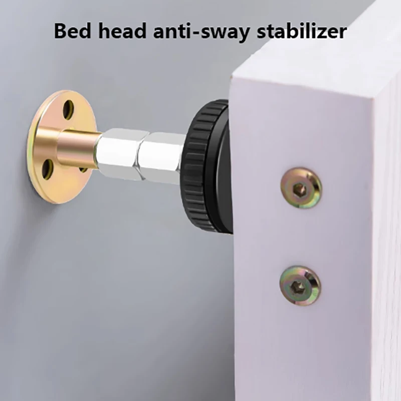 Adjustable Headboard Stoppers Bed Frame Prevent Loosening Anti-Shake Fixer For Cabinets Sofas Hardware Top Wall Stabilizer