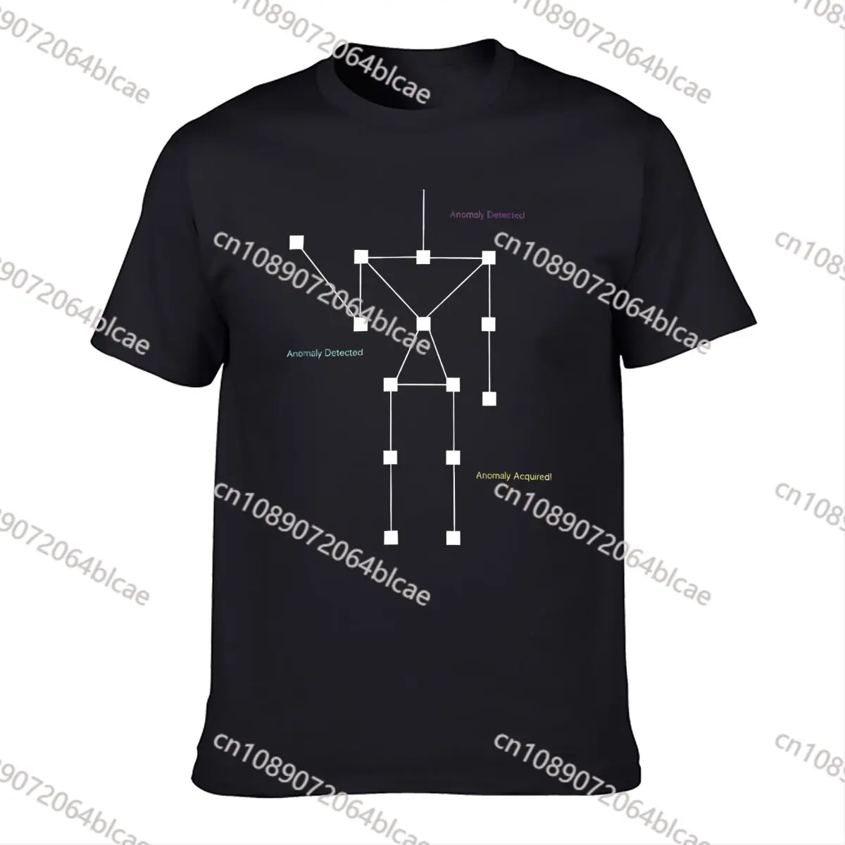 Camiseta Paranormal divertida para hombre, camisa negra Lisa personalizada de pesos pesados, Detected SLS Ghost Hunting