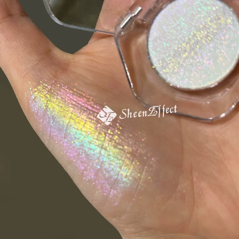 Sheeneffect Newest Chameleon Rainbow Highlighter High Quality Super Shiny Professional Highlighter for Face Makeup Cosmetics