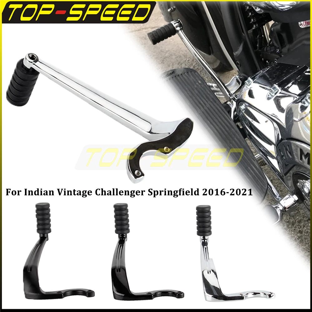 Chrome Motorcycle Heel Shifter For Indian Vintage Chanllenger Springfield Dark Horse Limited Shift Lever Pedal Foot Peg 2016-21