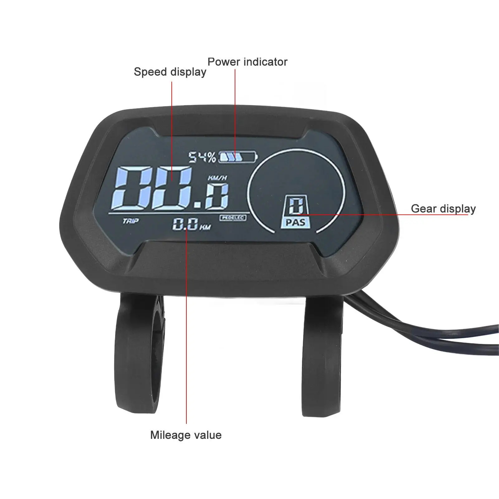 IPX5 Waterproof Electric Bike LCD Display - Color Meter for bbs01 , BBS02 & BBSHD Motors