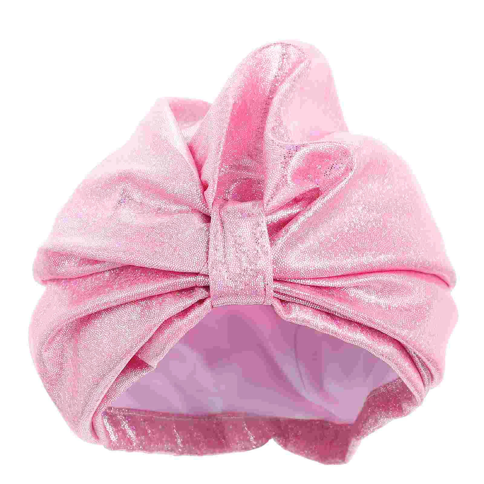 

The Flowers Swimming Cap Girl Child Kids Pool for Women Long Hair Nylon Hats Elastic Caps