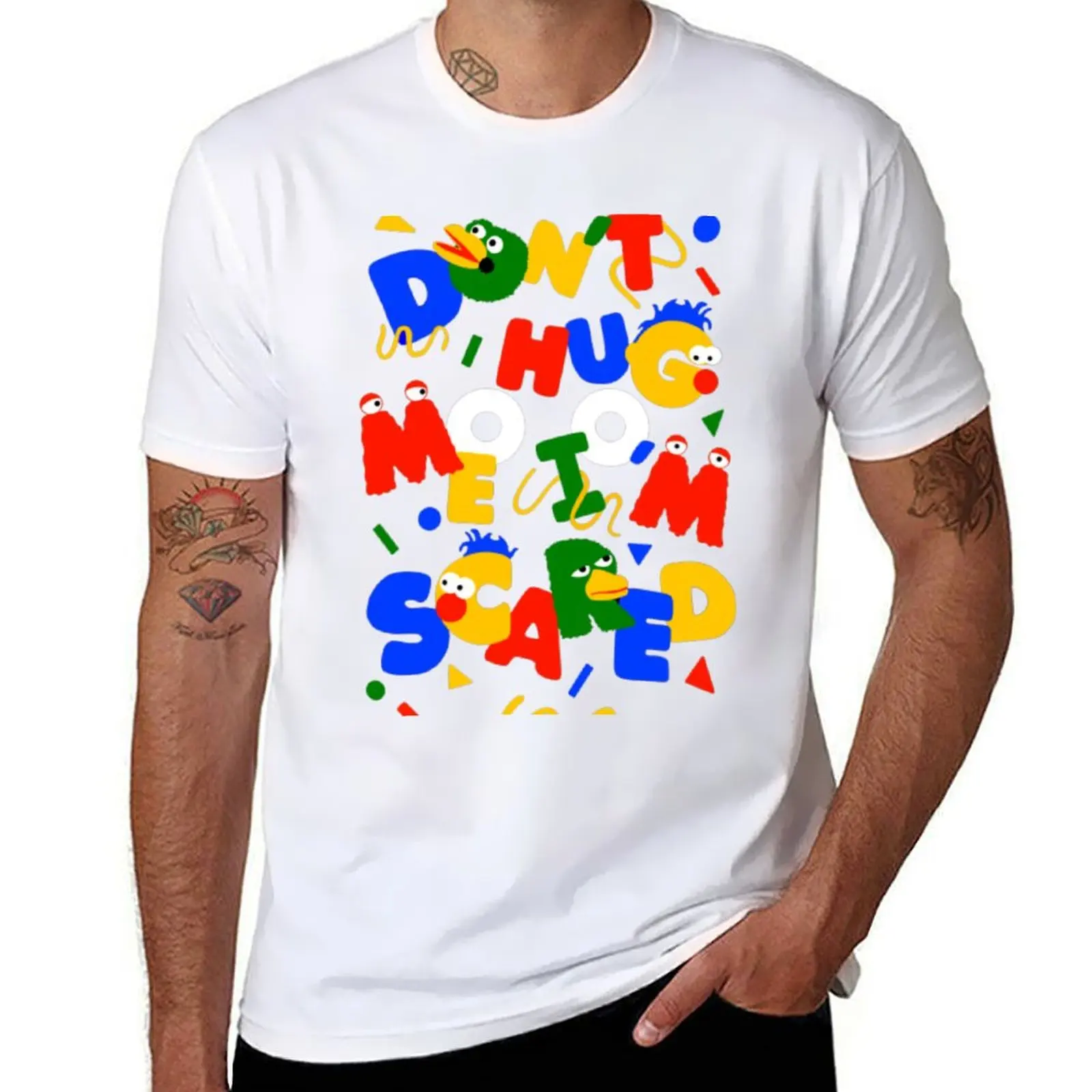 

Don’t Hug Me I’m Scared T-Shirt anime t shirts oversize cotton t shirt pack T-Shirt