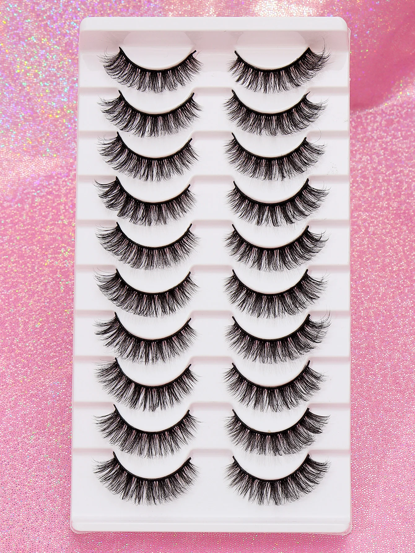 AYRMILLA 10 Pairs 3D Mink Lashes Natural False Eyelashes Dramatic Thick Fake Eyelash Extension Faux Cils Wholesale Makeup Tools