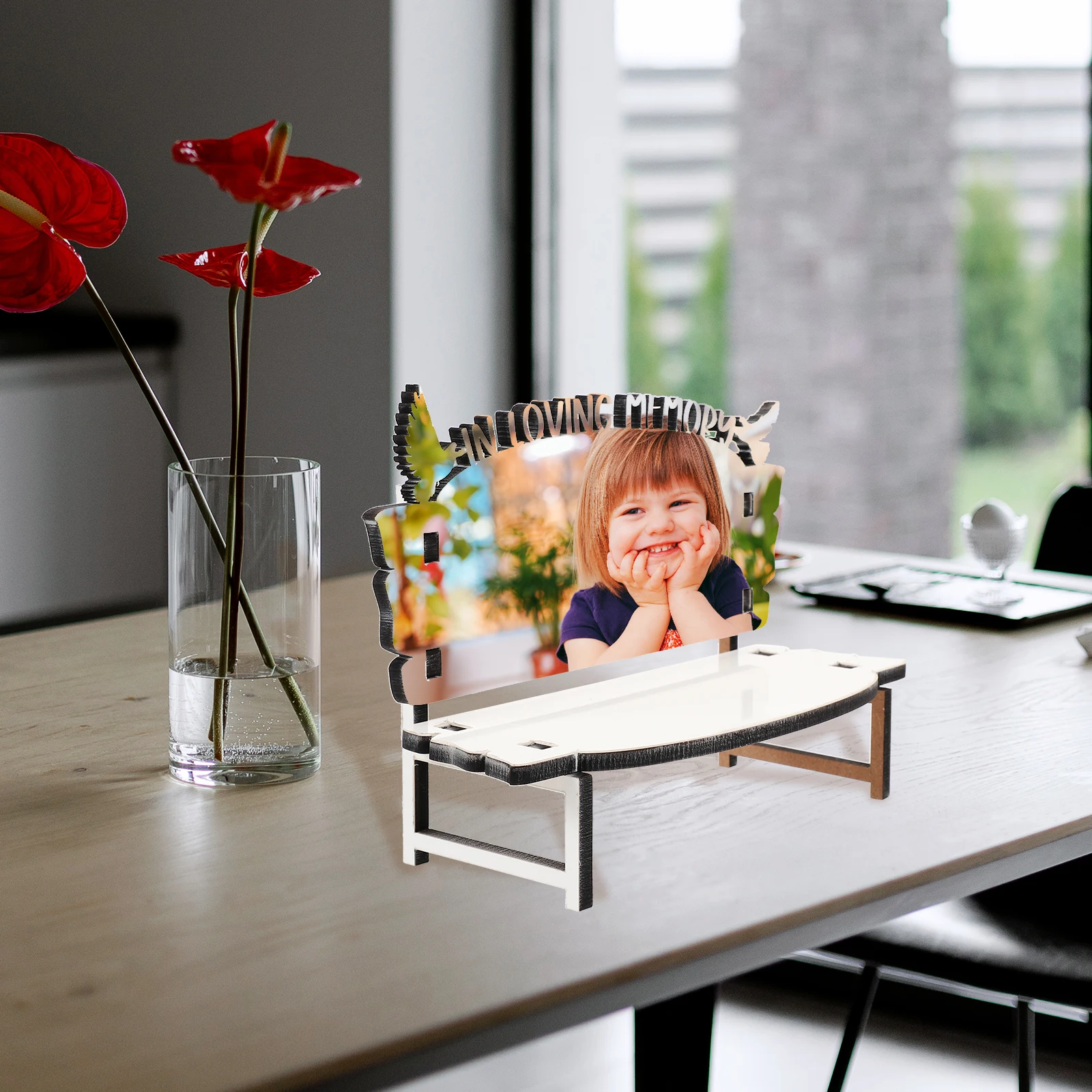 

Wooden Sublimation Chair Ornament Blank DIY Sublimation Blank Heat Transfer Decoration for Home Table Party DIY Chair Ornament