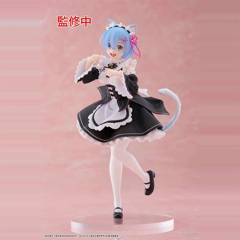 Genuine Original TAiTO Re:Life in A Different World From Zero Rem Anime Figure PVC 18CM Collectible Model Doll Ornament Toy Gift