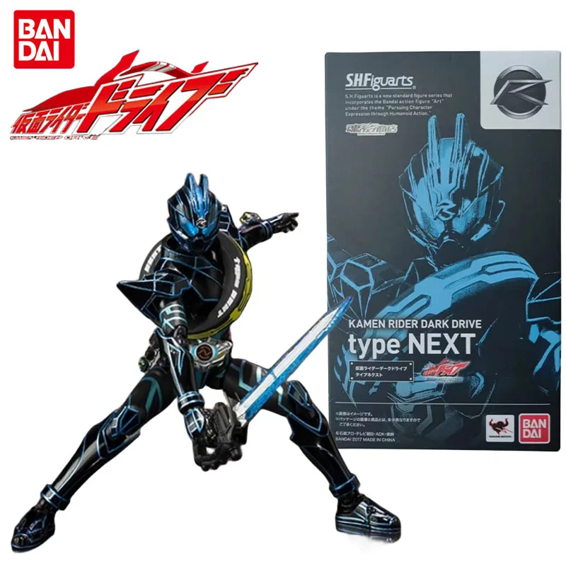 Bandai Genuine Kamen Rider Figure SHF Kamen Rider Drive TYPE NEXT Action Figure Toys for Boys Girls Kids Gift Collectible Model