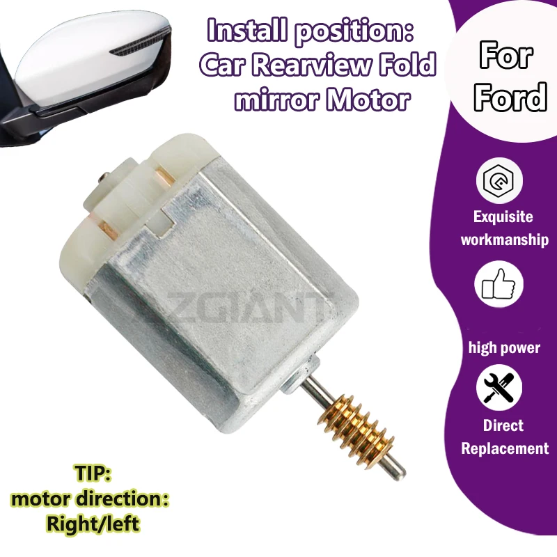 

AZGIANT FC-280SB/BD401430 For Ford F150 MK13/Explorer/Mustang MK6 Car rearview Power Folding Mirrors Motor Module copper axis