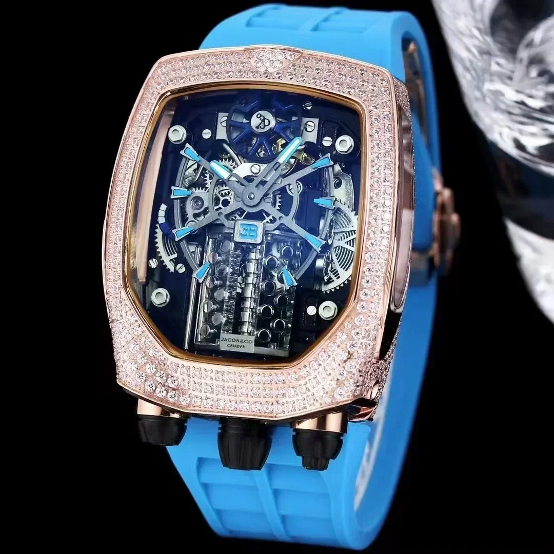 Advanced limited edition men's mechanical watch new design carving custom watch automatic mechanical watch men's