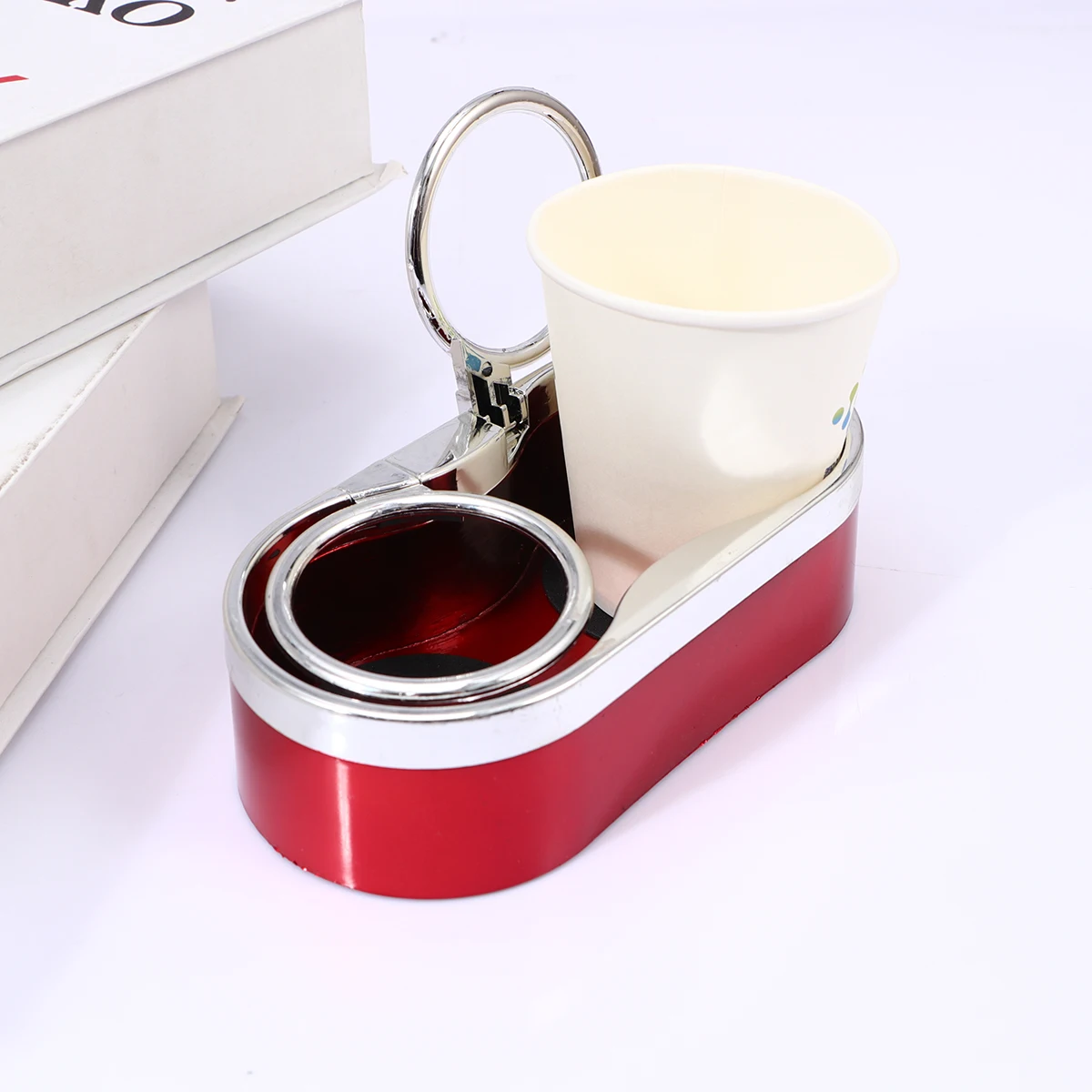 

Double Cup Holder Water Backseat Console Roller Coaster for Truck Hanging Mug Holders Automobiles