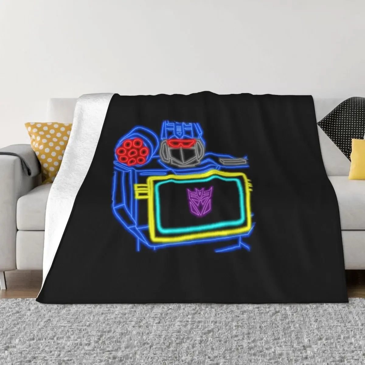 

sound wave neon Throw Blanket Soft Fashion Sofas Bed blankets ands Blankets