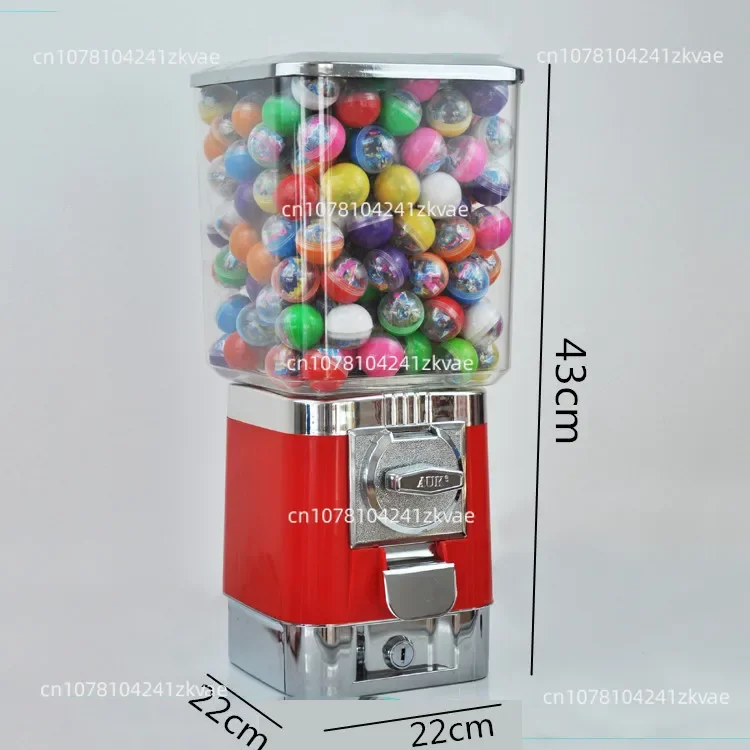 Candy Vending Machine Gumball Machine Toy Capsule/ Bouncing Ball Vending Machine Candy Dispenser With Coin Box GV18F