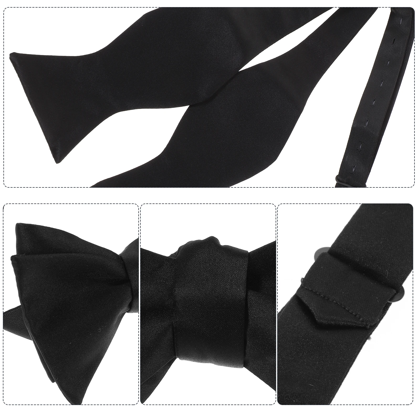 

Formal Business Bow Self Tie Bowtie Polyester Yarn Elegant Wedding Groom Accessory Men Bow Tie Matching Outfits Perfect Meetings