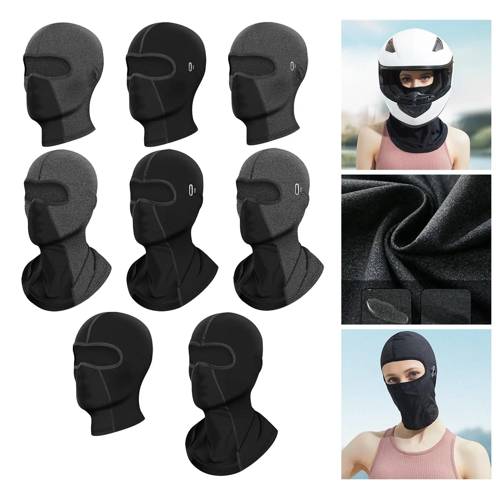 قناع وجه بالاكلافا قابل للتنفس، غطاء حماية كامل للوجه، درع عقال #4