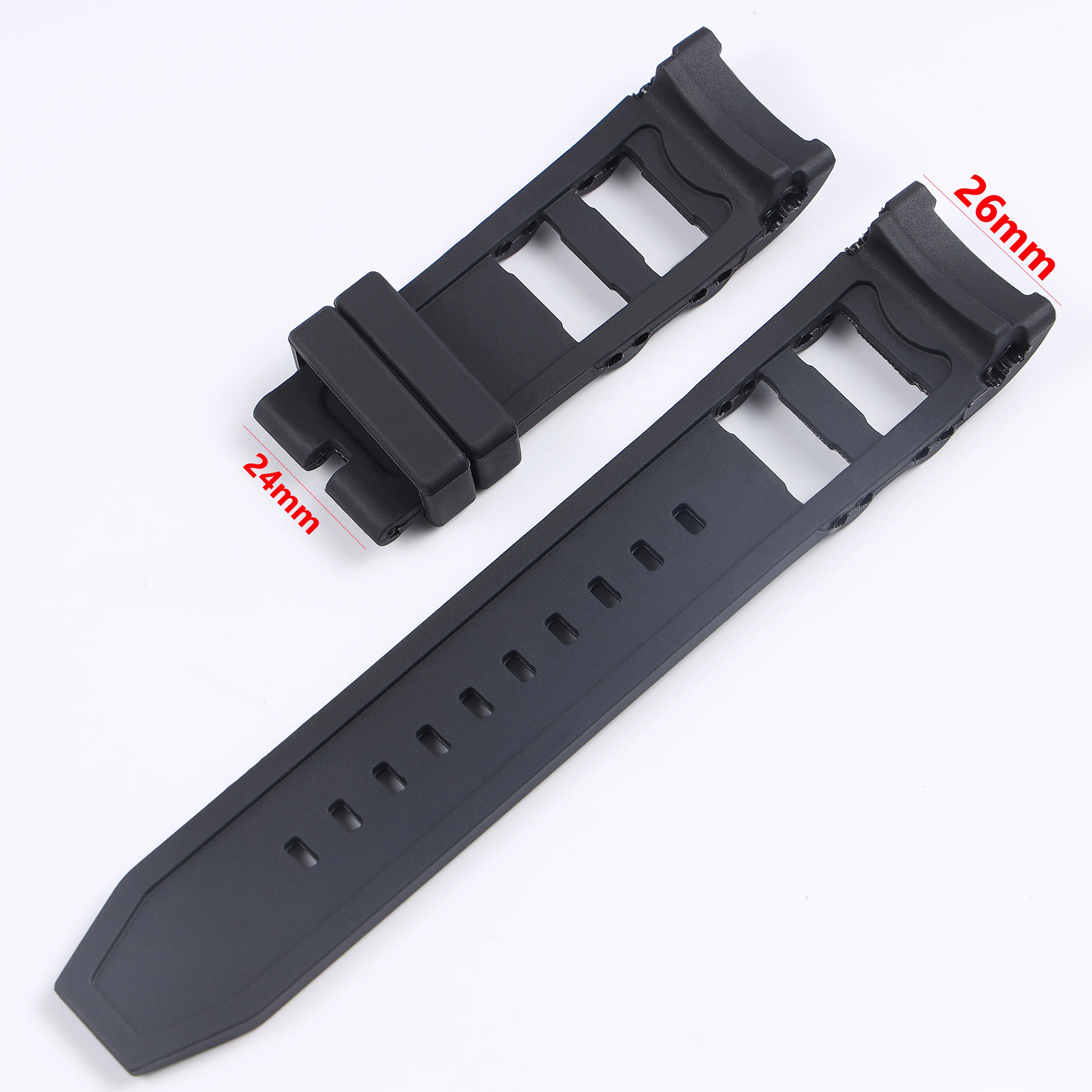 26mm Men's rubber watch band Compatible for Invicta Pro Diver Russian Model1090 1436 1088 watch strap silicone sport wristband - view 4