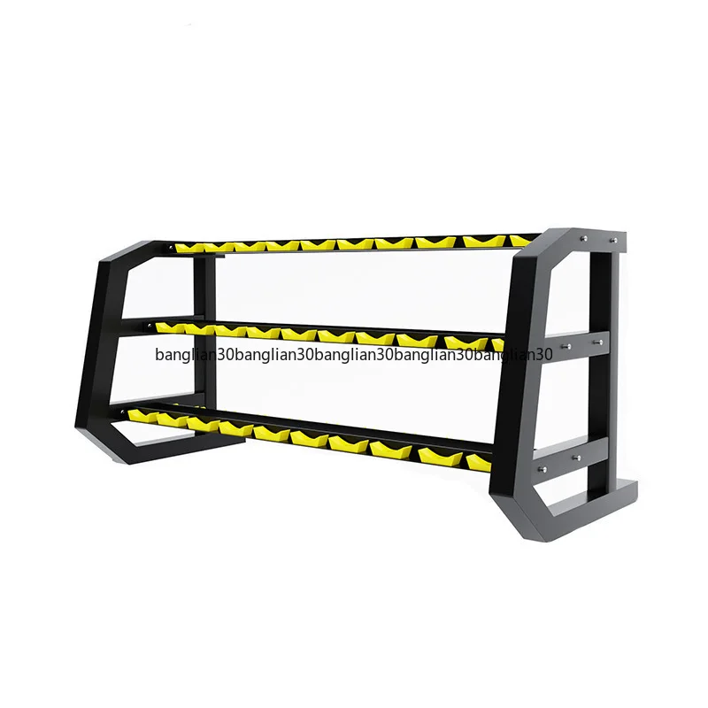 

Коммерческие трехъярусные стойки для гантелей на 10 пар (12 уровней) с возможностью хранения до 15 пар