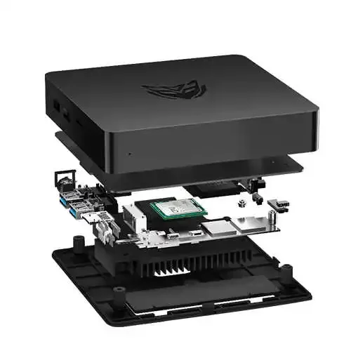 BMAX B1PRO mimi PC Mini Intel N4000 Chip 8GB RAM 128GB ROM ثنائي النطاق WiFi VGA M.2 فتحة متوافقة مع Windows 11