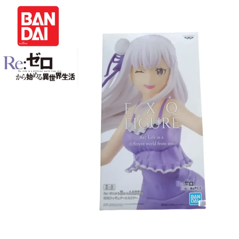 

Brand New Boxed In Stock Bandai Banpresto Re Life In A Different World From Zero Emilia Original Figurine Ornaments 100% Genuine