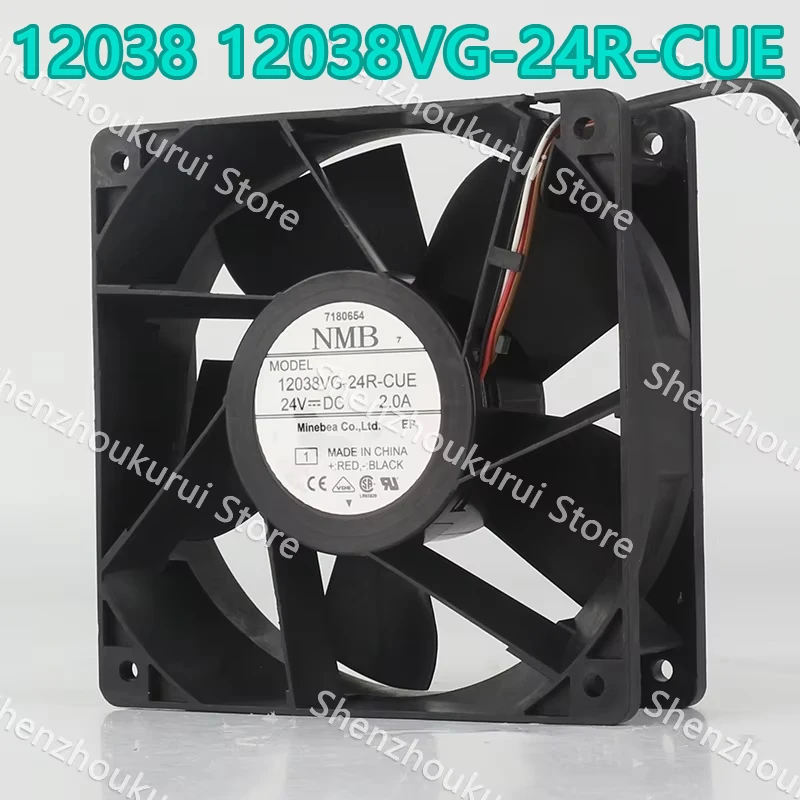 

12038VG-24R-CUE 24V 2.0A 12038 NMB 12CM High-Performance Variable Frequency Unit with Cooling Fan