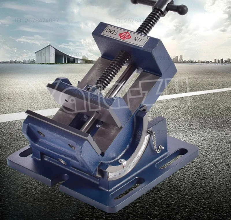 

3-дюймовые наклонные угловые тиски с регулировкой угла наклона 90 градусов для сверлильного станка и настольного сверлильного пресса