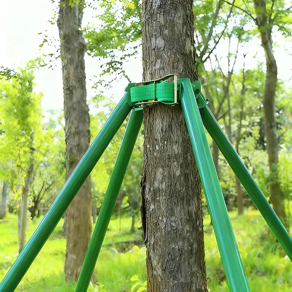 

Adjustable Outdoor Tree Support Frame, 4-9 Foot Stakes Bracket for Plant Stability and Preventing Leaning (1.2m/3.9ft)