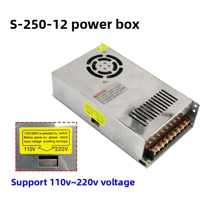 High Power 20A Fish Machine Power Box S-250-12V Transformer Power Supply for Arcade Fishing Game Machine