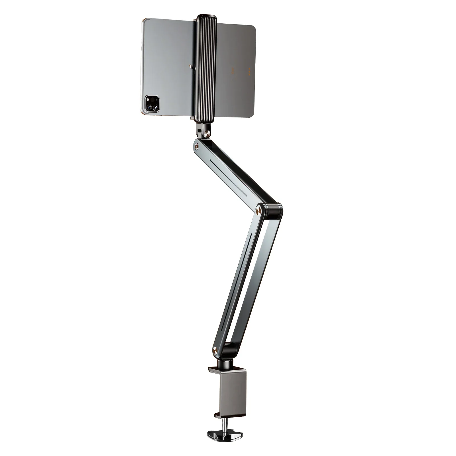 

Tablet Stand Mount 360 Rotation Flexible Long Arm Tablet Holder for 4-13" Tablet Aluminum Alloy Support Bracket for Bed Desktop