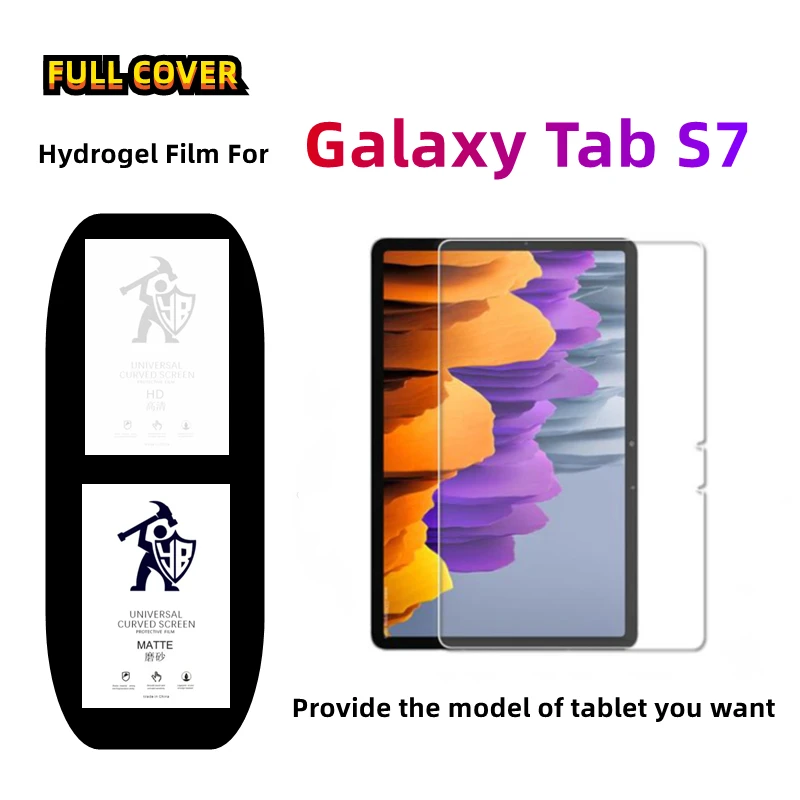 

2pcs Matte Tablets Hydrogel Film For Galaxy Tab S7 HD Screen Protector For Galaxy Tab S7 11.0 inches SM-T870, SM-T875, SM-T876B