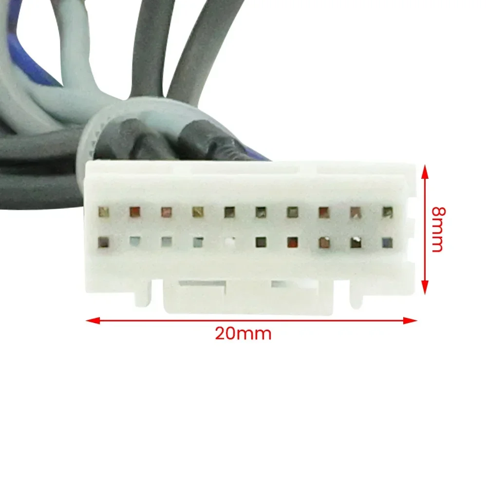 العالمي 20 دبوس متعدد الوسائط الأسلاك المتكاملة تسخير الصوت والفيديو خارج/المدخلات دعم واي فاي لراديو ستيريو السيارة الذكية DVD