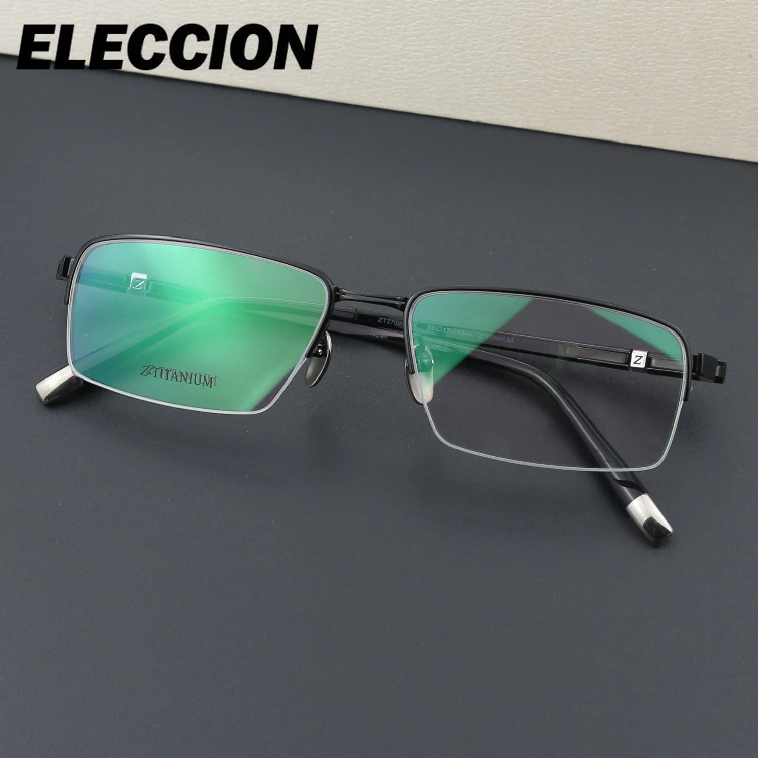ELECCION Prescription Glasses Ultra Light Pure Titanium  Optical Eyewear Frame Men Women Glasses Myopia Minus Lens Photochromic