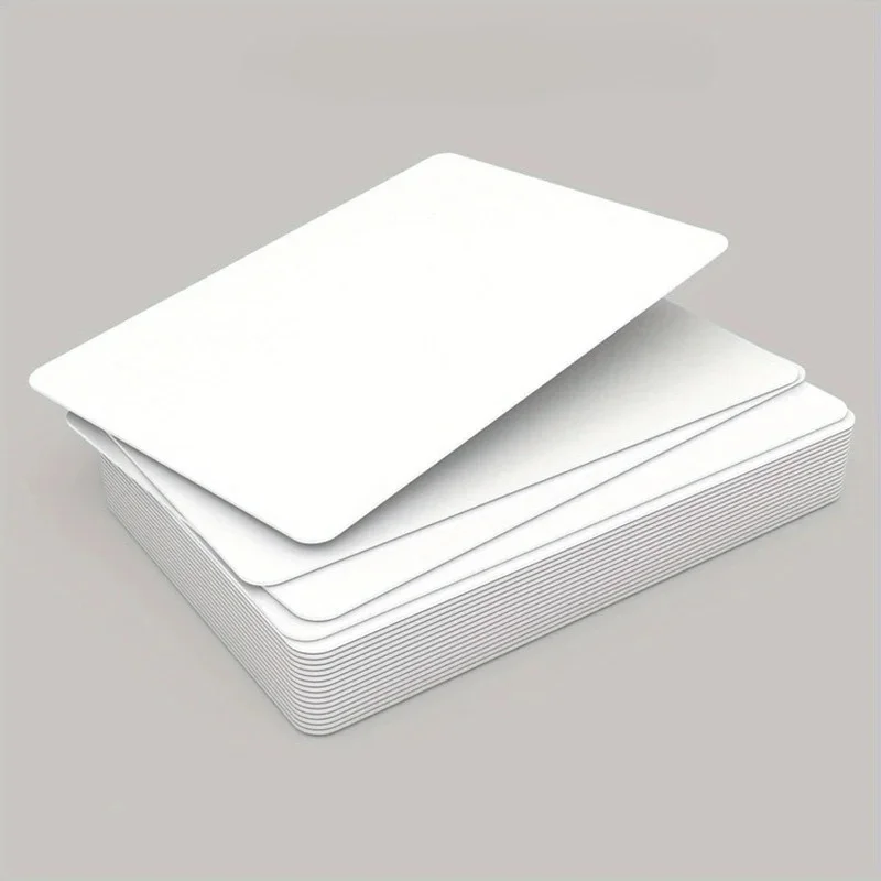 Blank White 13.56MHz RFID NFC Cards 100Pcs Rewritable NFC Tags for NFC‑Enabled Smart Phones & Multi-Function NFC Devices