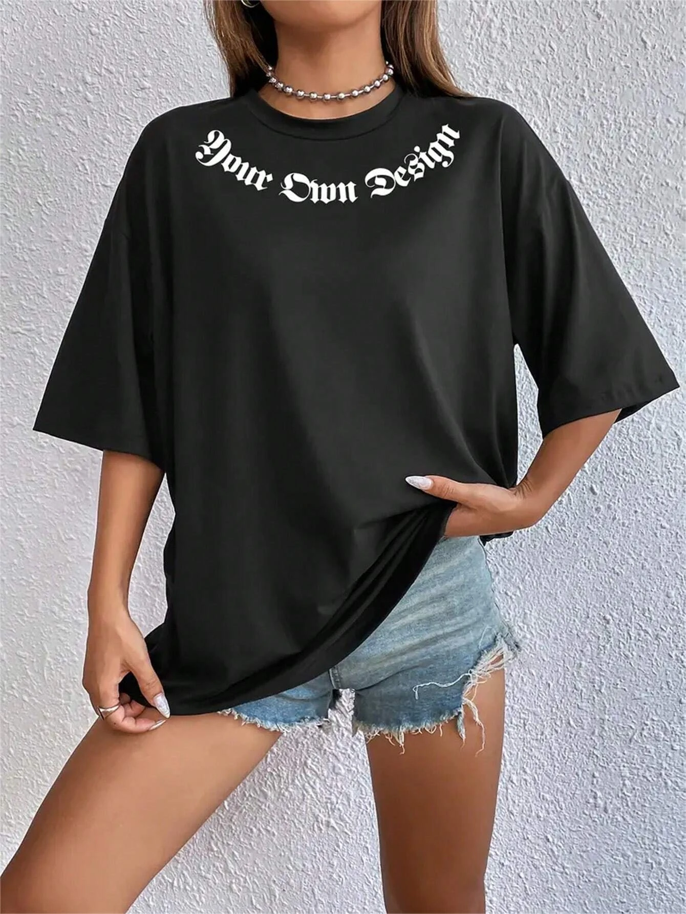 Your Own Design Printing Female T-Shirt Fashion Casual Tshirt Street Hip Hop Short Sleeve Summer Loose Comfortable Clothes New