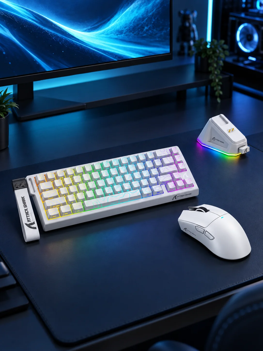 فأرة الألعاب اللاسلكية متعددة  - مراجعة Gaming Keyboard Mechanical Wireless وسعره