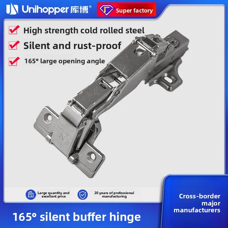 Degree Soft Close Cabinet Hinge Stainless Steel Hydraulic Damping Quick Install Detachable Mechanism Full Overlay Half Or Inset