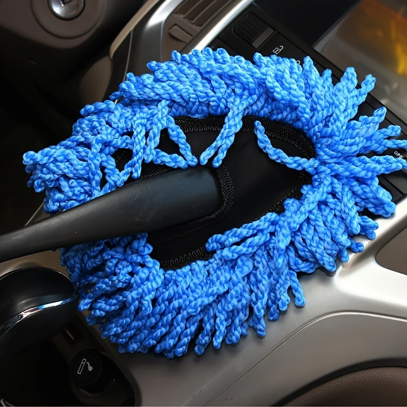 Car Dust Removal Small Duster Wipe Car Soft Brush Cleaning Brush Mini Bristle Brush Dust Removal Brush Nanofiber Car Interior image 4