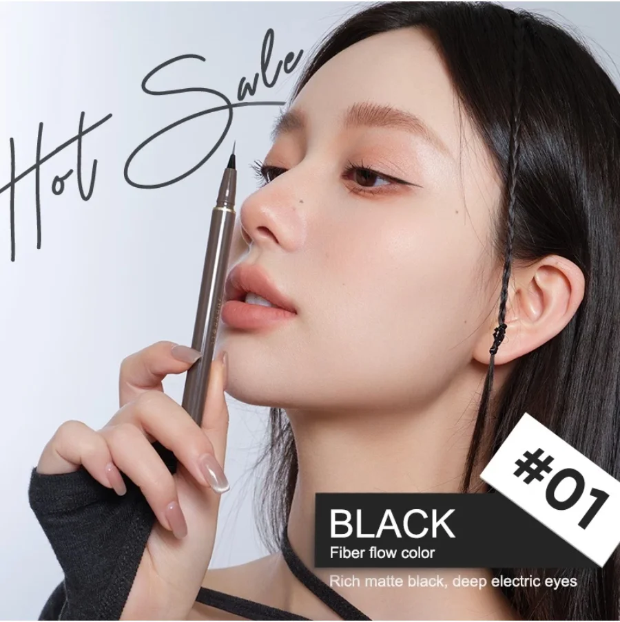 JUDYDOLL Skinny Liquid Eyeliner Ultra-fine Makeup Pen black Waterproof Long-lasting Pen Makeup Cosmetics