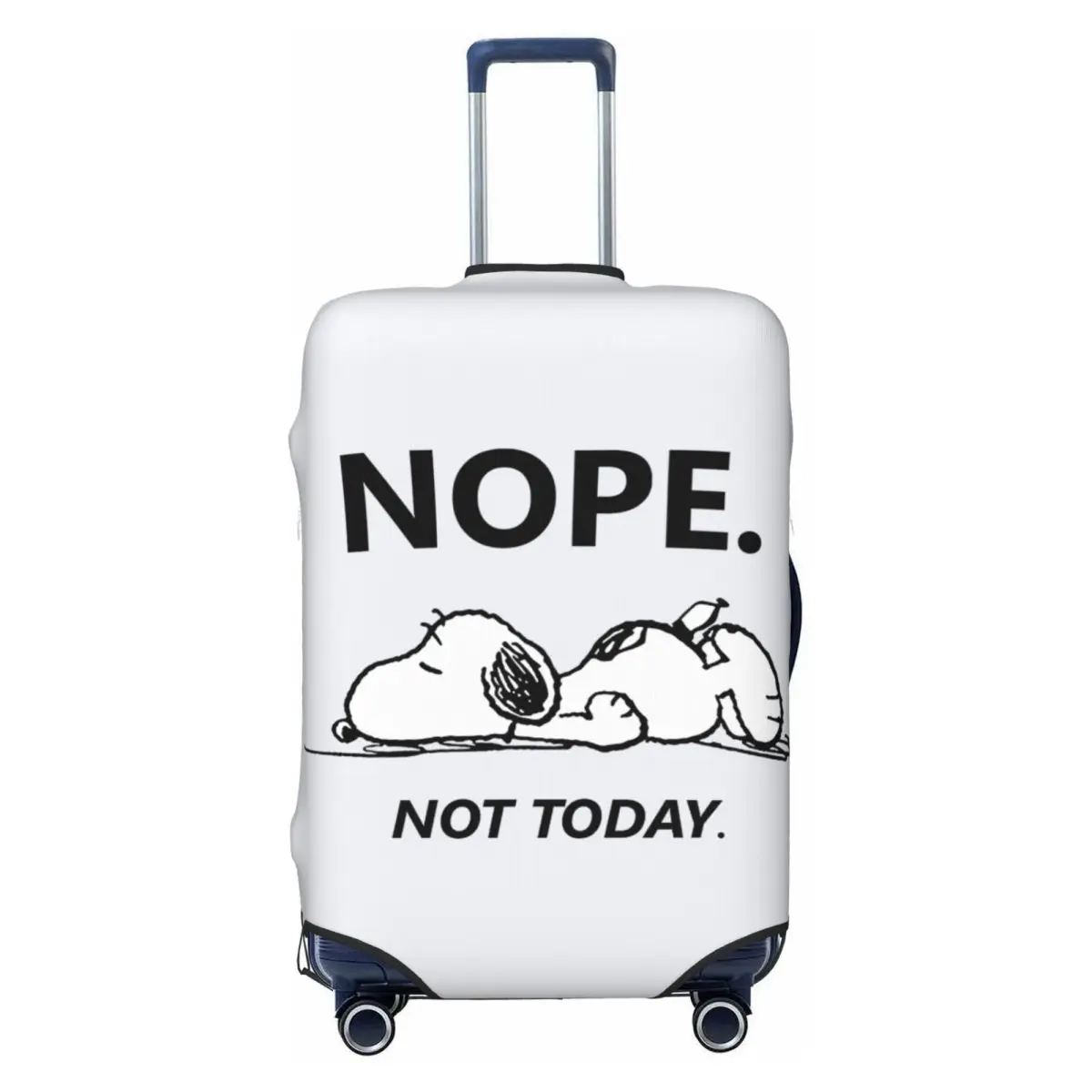 

Custom S-snoopys Nope Not Today Luggage Cover Protector Cute Travel Suitcase Protective Cover for 18-32 Inch