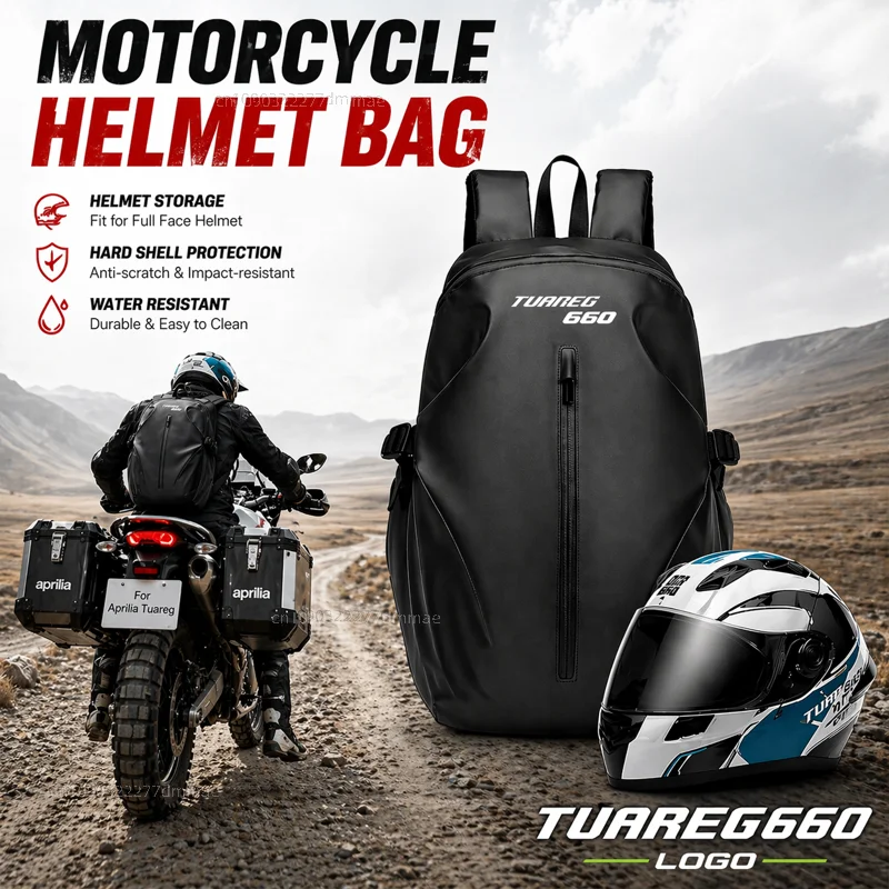 

Рюкзак Knight для мотоциклетного шлема, сумка для путешествий, водонепроницаемая, большой вместимости, для мотоэкипировки, для Aprilia Tuareg 660 Tuareg660