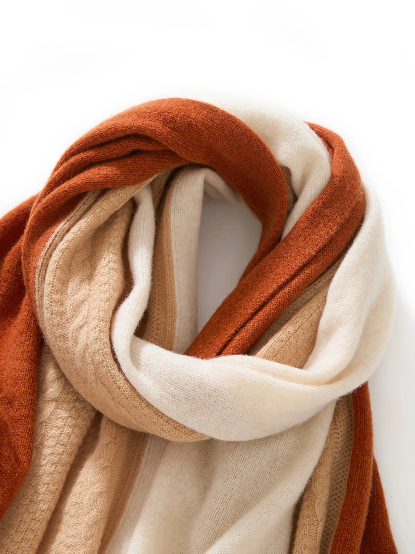 High Quality Spring Autumn Winter Women's Scarves 100% Merino Wool Female Knitwear Elegant Ladies Scarf Warm Daily Shawl Out-Fit