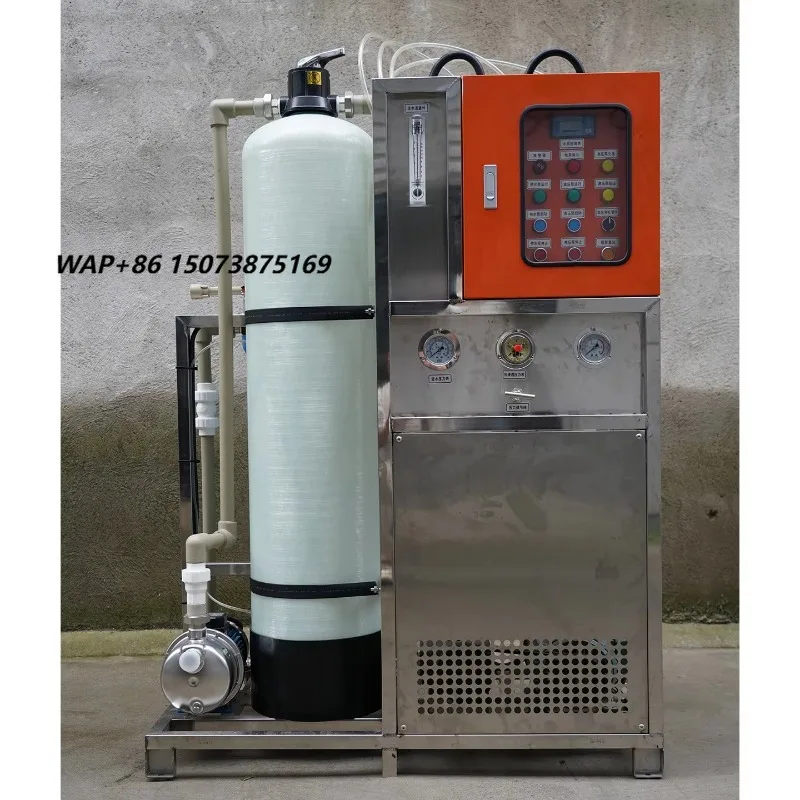 200L/H Industrial Seawater Desalination RO System with New Custom Frame Hotel Use 3-Stage Filtration App-Controlled