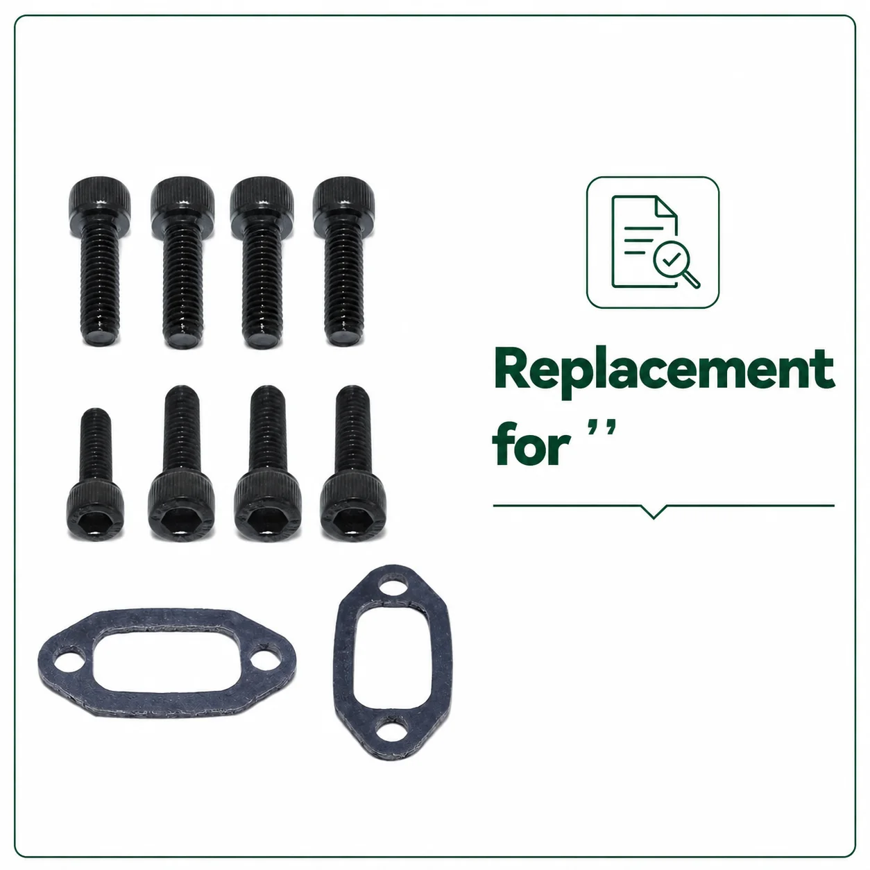 Chainsaw Muffler Gasket Screw Kit Replacement For Husqvarna 362 365 Special 371 372 385 390 385XP 390XP Parts