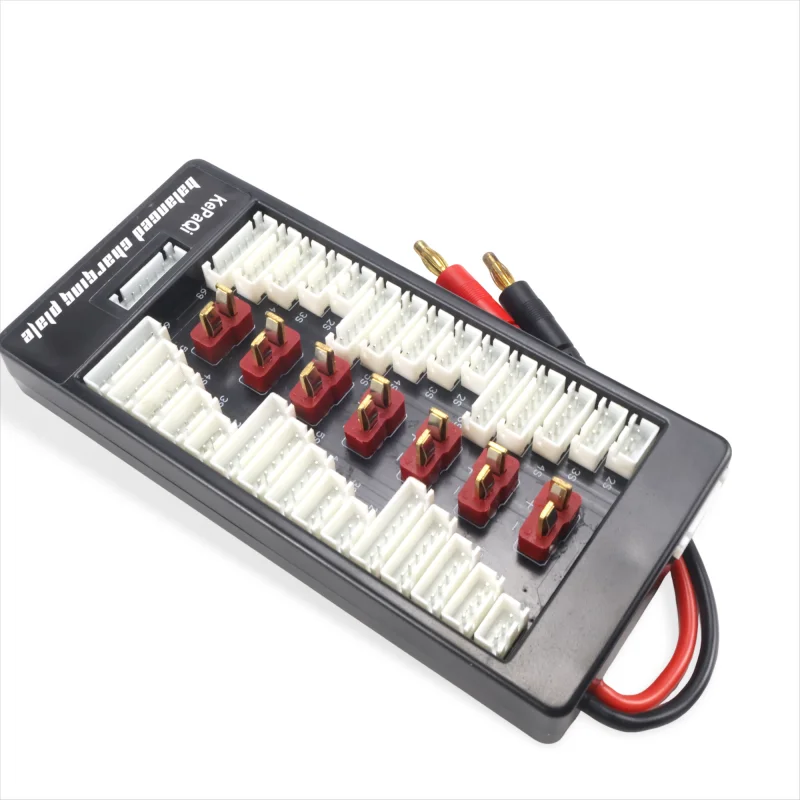 High Quality T Head to head charging board 4.0 input source For Rc Aircraft Model 1-6s Lithium Battery Parallel Charging Board