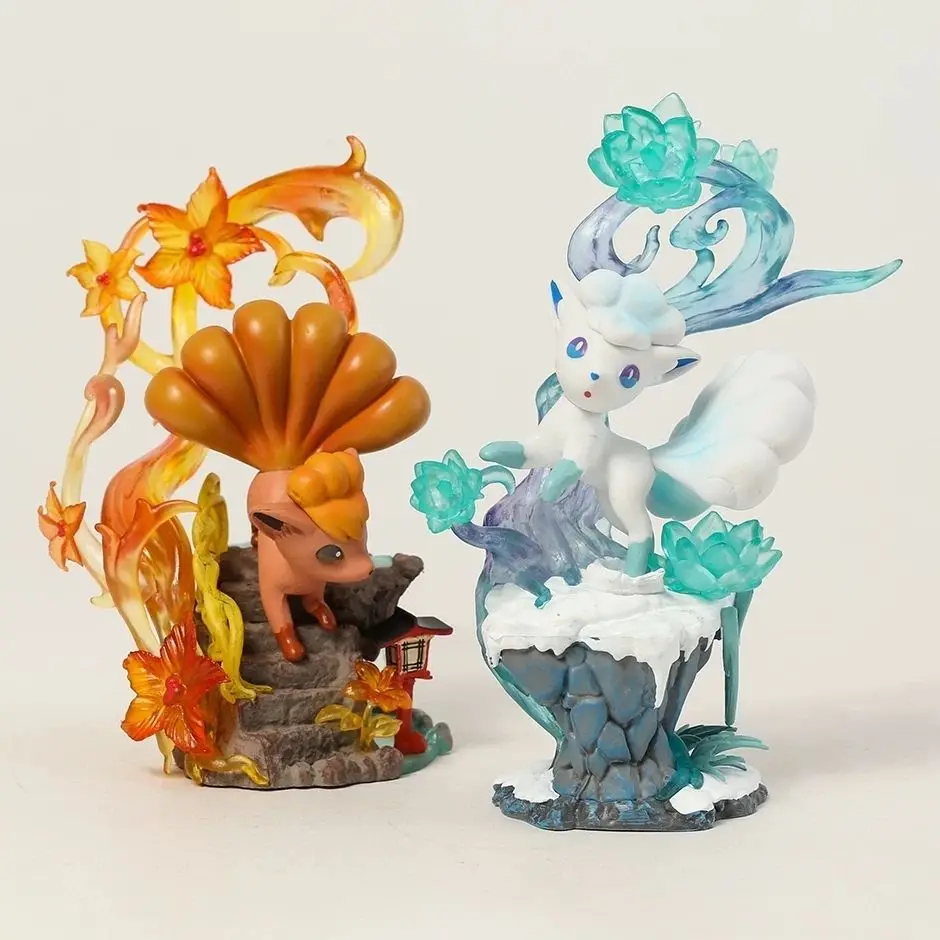 pokemon-ice-ivysaur-fire-ivysaur-figure-model-figurine-gift-box-set-vivid-and-beautiful-ice-eevee-and-fire-eevee-invincible