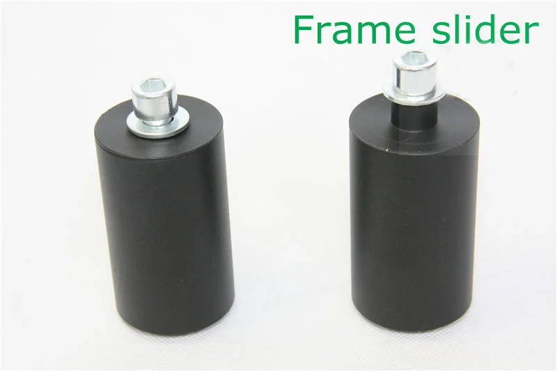 For 1996-2007 03 04 05 06 Yamaha YZF 600R Thundercat yzf600r Motorcycle bike No Cut Frame Slider Crash Protector Black / Carbon