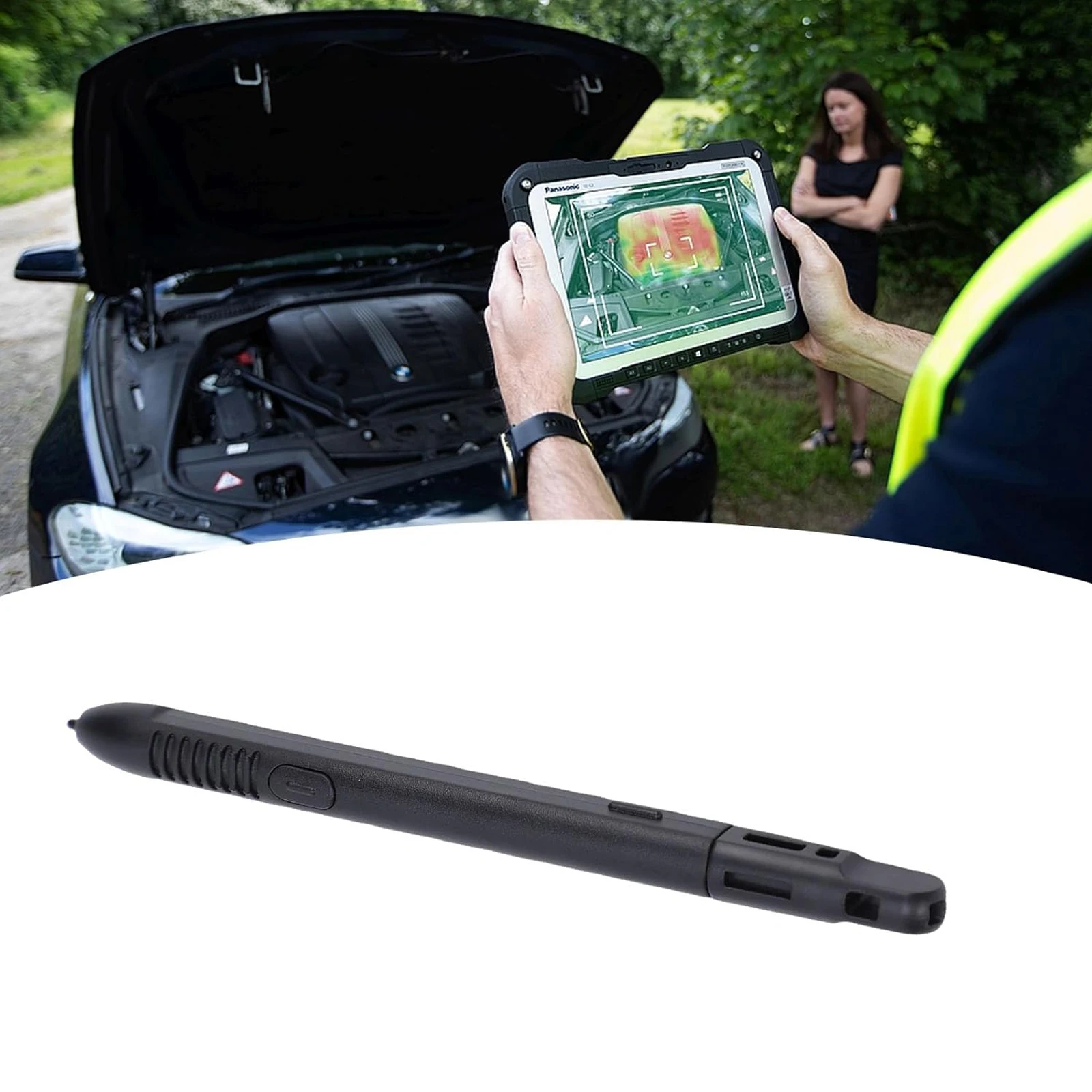 Tablet Stylus for FZ G2, High Precision and Sensitivity, IP65 Water Proof, 5 x Pen Nibs, 1 x Clamp