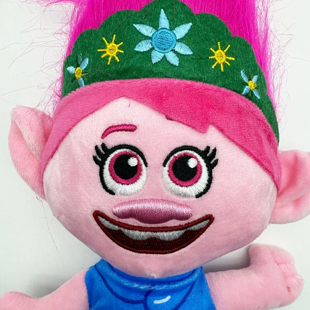 Trolle Pluszowe zabawki Magiczne włosy Pluszowe lalki Anime Poppy Branch Elf Wypchana figurka Peluche Poduszka Dzieci Boże Narodzenie Prezenty urodzinowe